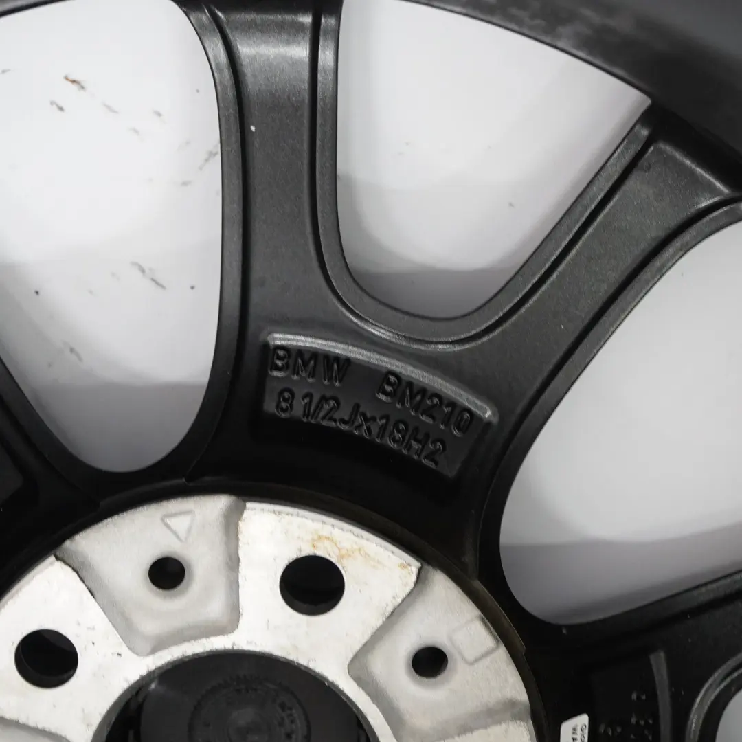 BMW F30 F32 F33 LCI Llanta aleación negra 18" 8.5J ET:47 V-Spoke 398 - SKU 6874821-2 - Número de pieza 6874821