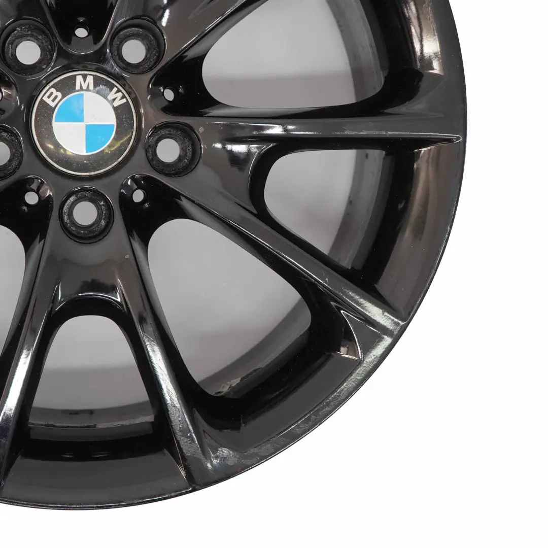 Alloy Wheel 18" 8.5J ET:47 V-Spoke Styling 398 to BMW F30 F32 F33 LCI Black with Part number 6874821 BMW F30 F32 F33 LCI Black Alloy Wheel 18" 8.5J ET:47 V-Spoke Styling 398 - SKU 6874821-3 - Part number 6874821
