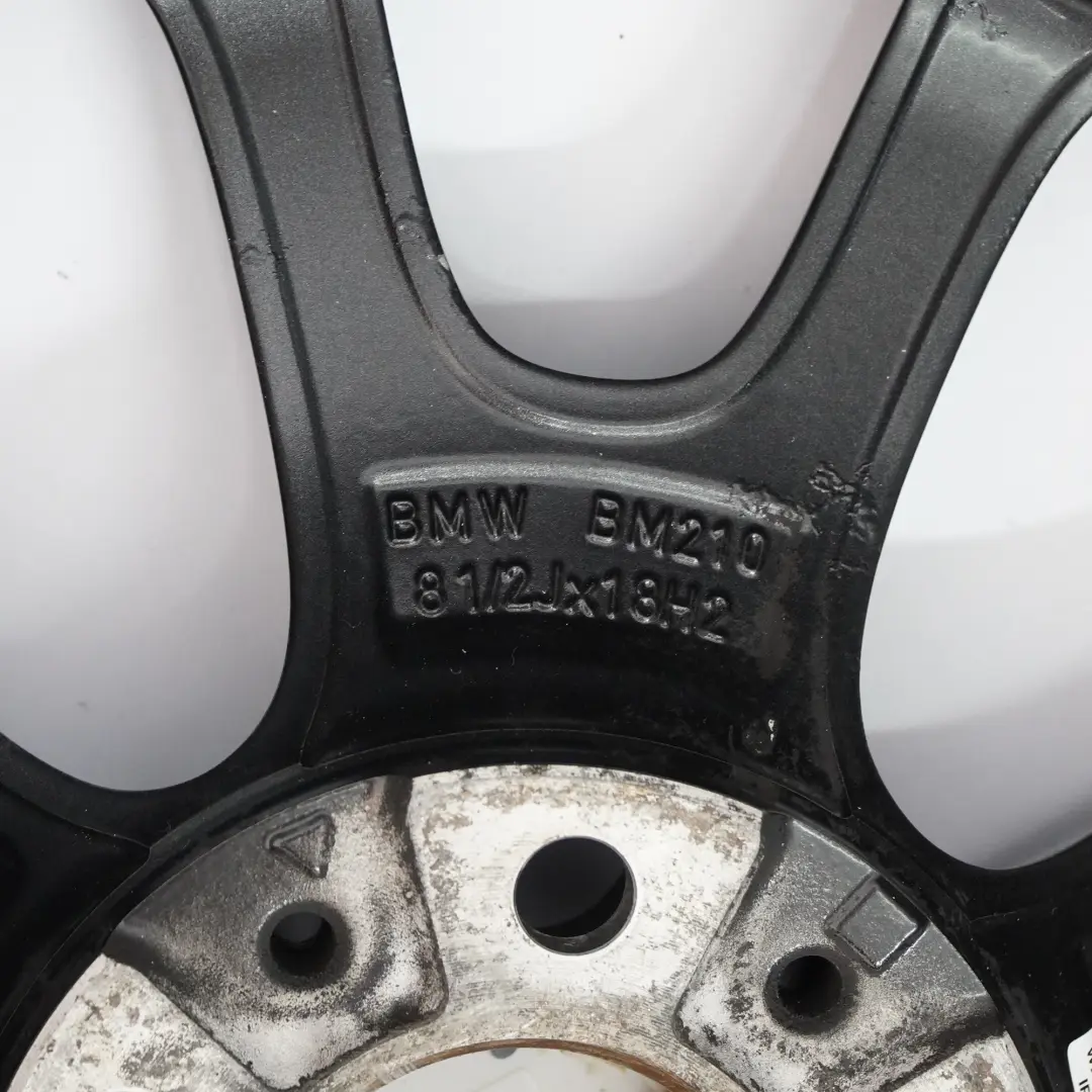 Alloy Wheel 18" 8.5J ET:47 V-Spoke Styling 398 to BMW F30 F32 F33 LCI Black with Part number 6874821 BMW F30 F32 F33 LCI Black Alloy Wheel 18" 8.5J ET:47 V-Spoke Styling 398 - SKU 6874821-3 - Part number 6874821