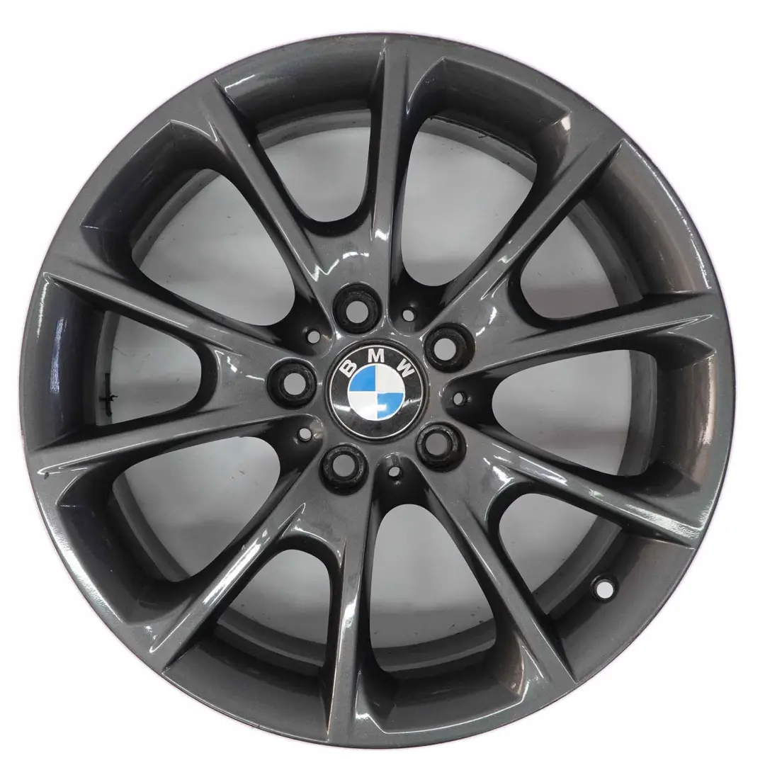 Orbitgrey Alloy Wheel 18" 8.5J ET:47 V-Spoke Styling 398 to BMW F30 F32 LCI with Part number 6874821 BMW F30 F32 LCI Orbitgrey Alloy Wheel 18" 8.5J ET:47 V-Spoke Styling 398 - SKU 6874821-4 - Part number 6874821