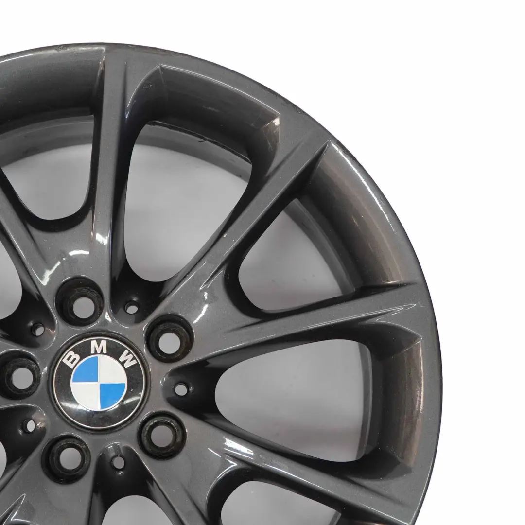 Orbitgrey Alloy Wheel 18" 8.5J ET:47 V-Spoke Styling 398 to BMW F30 F32 LCI with Part number 6874821 BMW F30 F32 LCI Orbitgrey Alloy Wheel 18" 8.5J ET:47 V-Spoke Styling 398 - SKU 6874821-4 - Part number 6874821