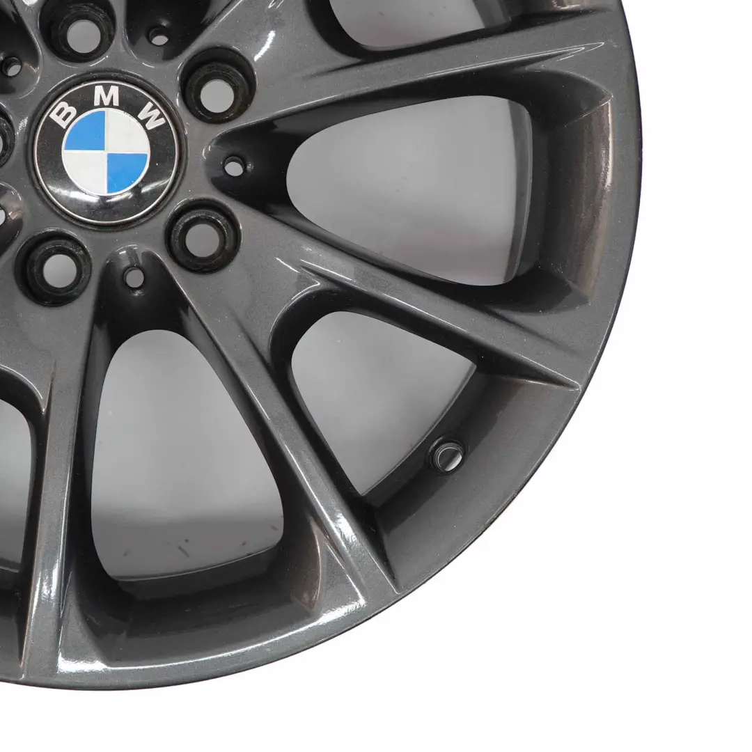Orbitgrey Alloy Wheel 18" 8.5J ET:47 V-Spoke Styling 398 to BMW F30 F32 LCI with Part number 6874821 BMW F30 F32 LCI Orbitgrey Alloy Wheel 18" 8.5J ET:47 V-Spoke Styling 398 - SKU 6874821-4 - Part number 6874821