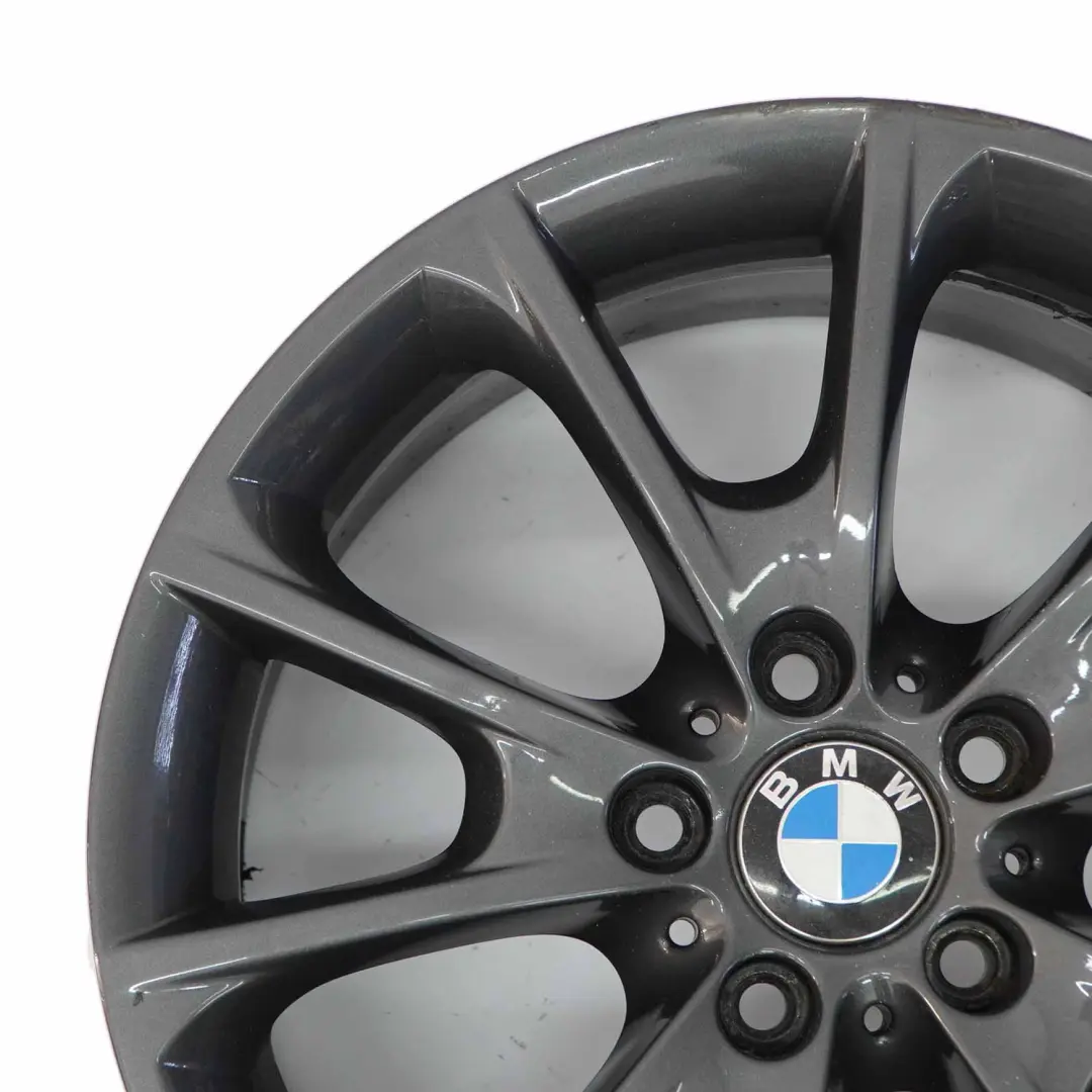Orbitgrey Alloy Wheel 18" 8.5J ET:47 V-Spoke Styling 398 to BMW F30 F32 LCI with Part number 6874821 BMW F30 F32 LCI Orbitgrey Alloy Wheel 18" 8.5J ET:47 V-Spoke Styling 398 - SKU 6874821-4 - Part number 6874821