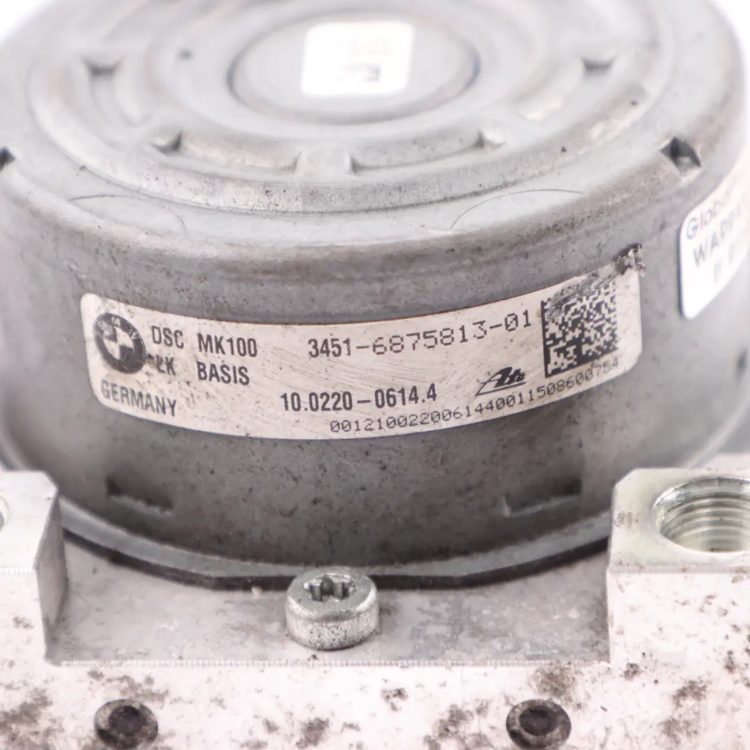 Brake Pump BMW F20 F21 F23 F30 F31 F32 F33 DSC Hydro Unit Module 6875813 to with Part number 6875814 Brake Pump BMW F20 F21 F23 F30 F31 F32 F33 DSC Hydro Unit Module 6875813 - SKU 6875814-1 - Part number 6875814