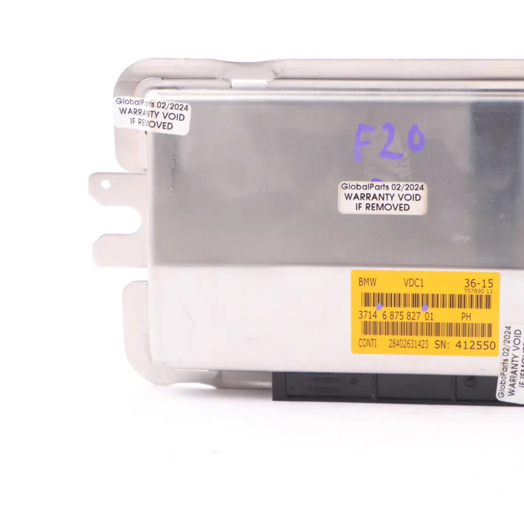VDC Module BMW F20 F21 F30 F31 F32 Rear Suspension Damper Control Unit to with Part number 6875827 VDC Module BMW F20 F21 F30 F31 F32 Rear Suspension Damper Control Unit - SKU 6875827 - Part number 6875827