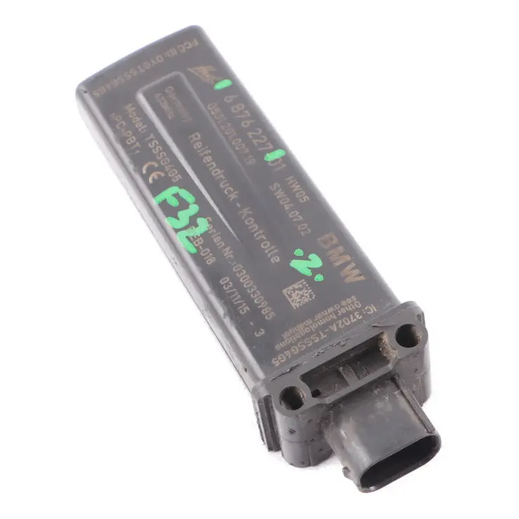 BMW F32 Presión de los neumáticos RDC Unidad de Control Módulo ECU - SKU 6876227 - Número de pieza 6876227