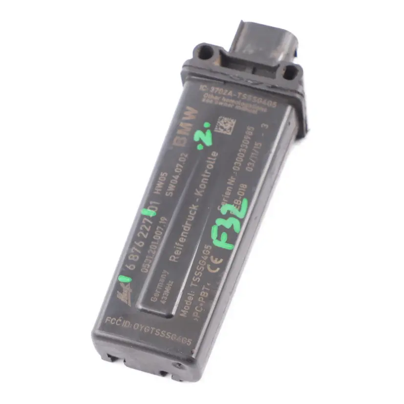 BMW F32 Presión de los neumáticos RDC Unidad de Control Módulo ECU - SKU 6876227 - Número de pieza 6876227