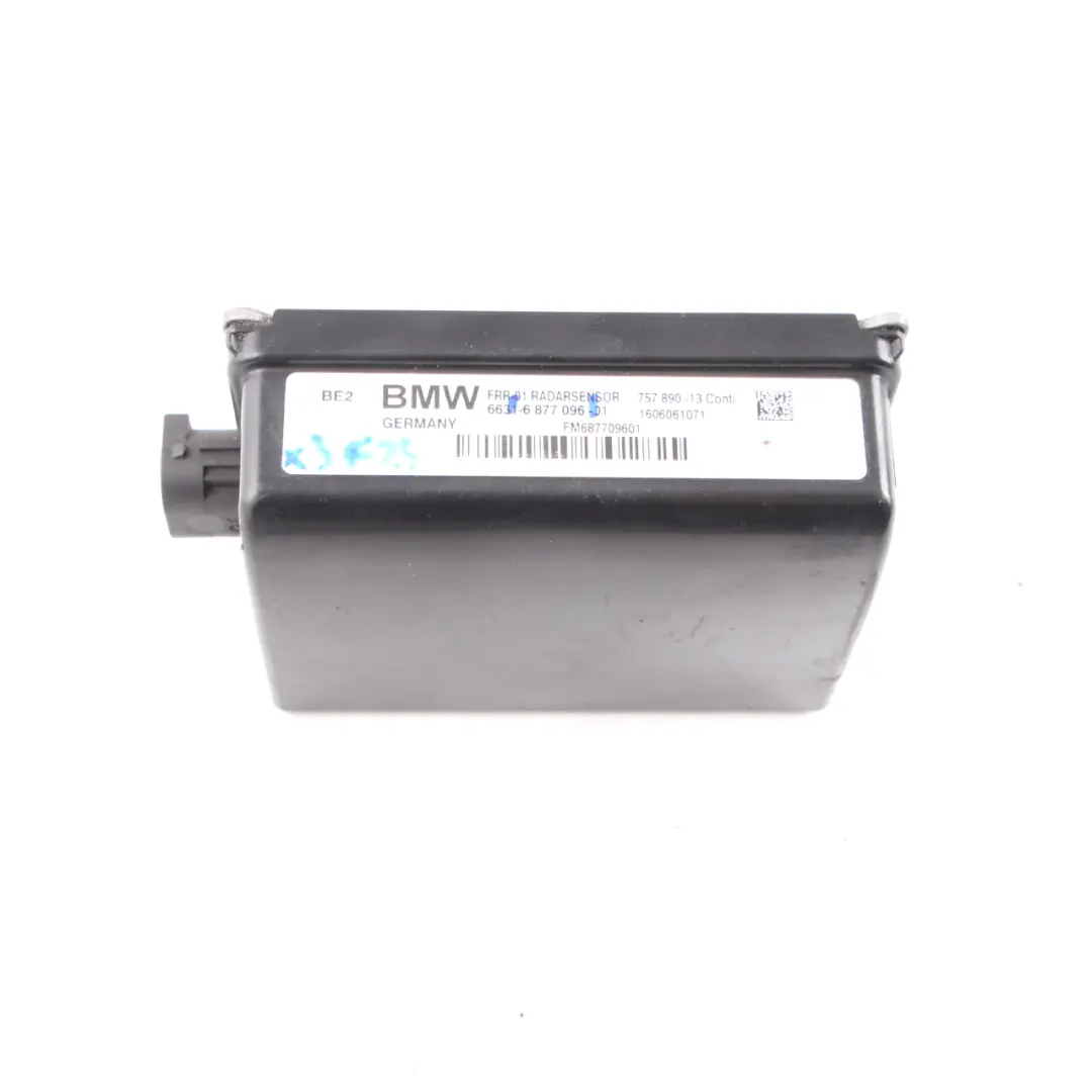 ACC Front Radar Sensor Module Unit to BMW F01 F10 F20 F30 LCI with Part number 6877096 BMW F01 F10 F20 F30 LCI ACC Front Radar Sensor Module Unit - SKU 6877096 - Part number 6877096