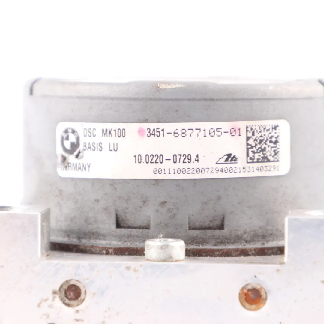 DSC Hydro Unit Brake Pump 6877105 to Mini Cooper F55 F56 F57 with Part number 6877106 Mini Cooper F55 F56 F57 DSC Hydro Unit Brake Pump 6877105 - SKU 6877106 - Part number 6877106