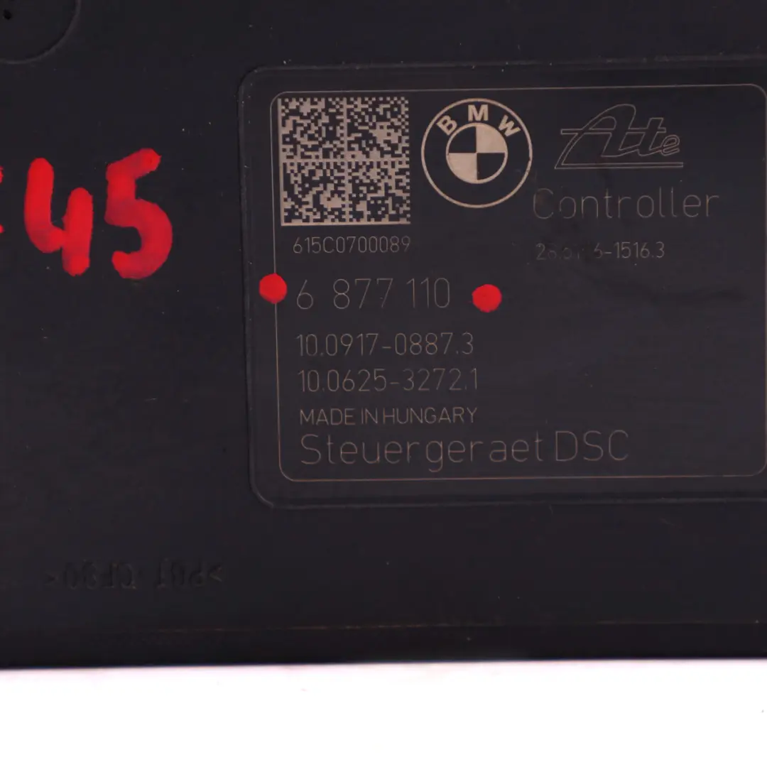 DSC MK100 Basis IPB Hydro-Bremsanlage Pumpenmodul 6877109 für BMW F45 mit Teilenummer 6877110 BMW F45 DSC MK100 Basis IPB Hydro-Bremsanlage Pumpenmodul 6877109 - SKU 6877110 - Teilenummer 6877110
