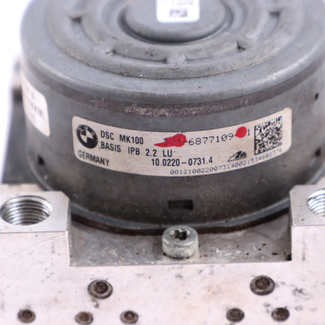DSC MK100 Basis IPB Unidad De Frenado Hidráulico Módulo De Bomba 6877109 para BMW F45 con número de pieza 6877110 BMW F45 DSC MK100 Basis IPB Unidad De Frenado Hidráulico Módulo De Bomba 6877109 - SKU 6877110 - Número de pieza 6877110