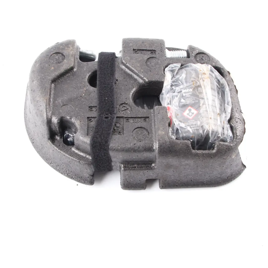 Spare Wheel Tool Mini F55 F56 F57 Mobility System Pump Storage Tray to with Part number 6877569 Spare Wheel Tool Mini F55 F56 F57 Mobility System Pump Storage Tray - SKU 6877569-2 - Part number 6877569