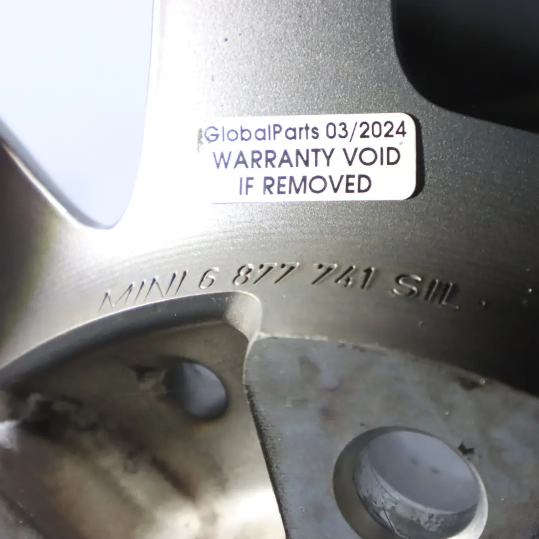 Grey Wheel Alloy Rim 16" ET:54 7J Revolite Spoke to Mini Cooper F54 with Part number 6877741 Mini Cooper F54 Grey Wheel Alloy Rim 16" ET:54 7J Revolite Spoke - SKU 6877741-1 - Part number 6877741