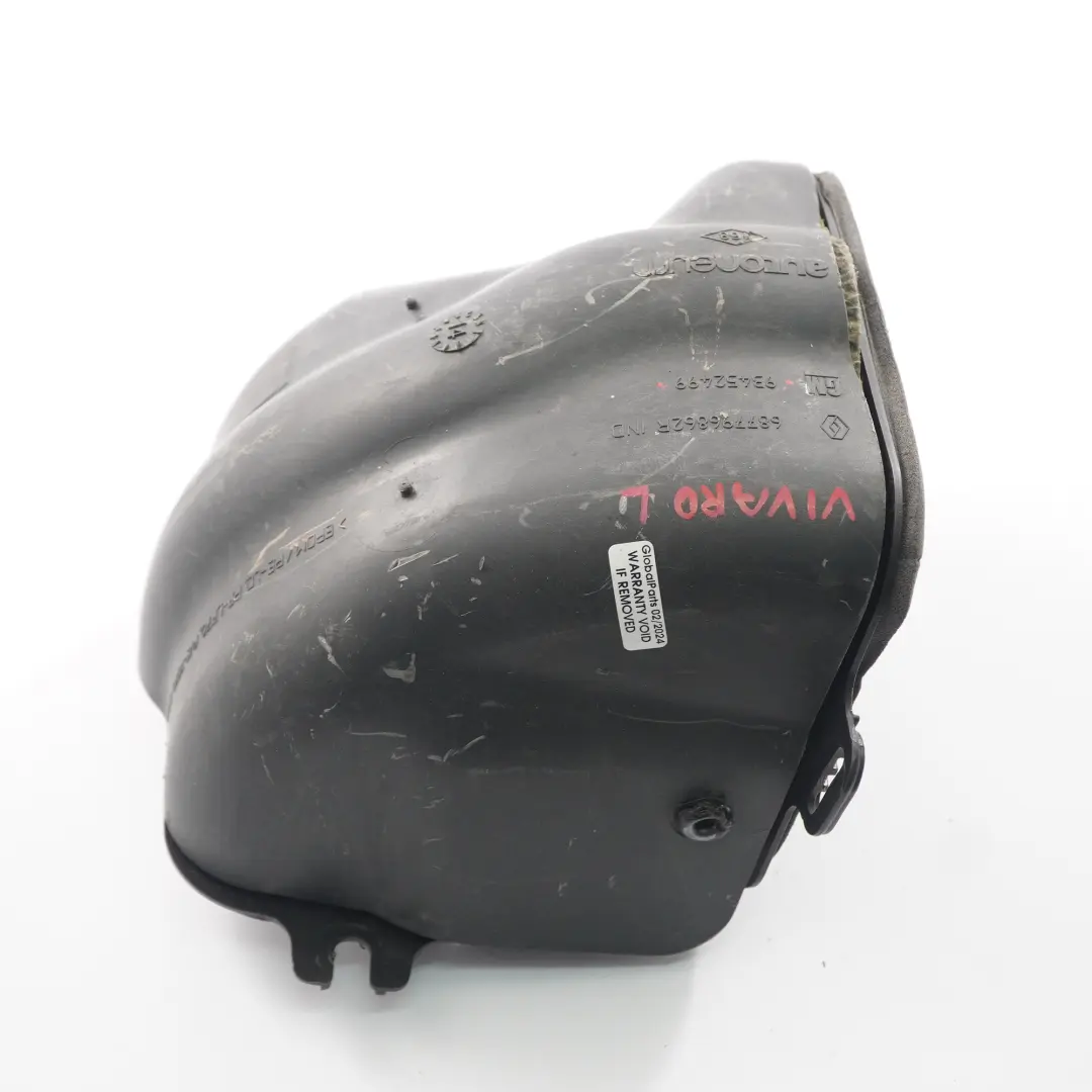  Condotto d'aria Opel Vivaro B riscaldatore soffiante cabina Vent sinistra - SKU 687796862R - Numero di parte 93868030