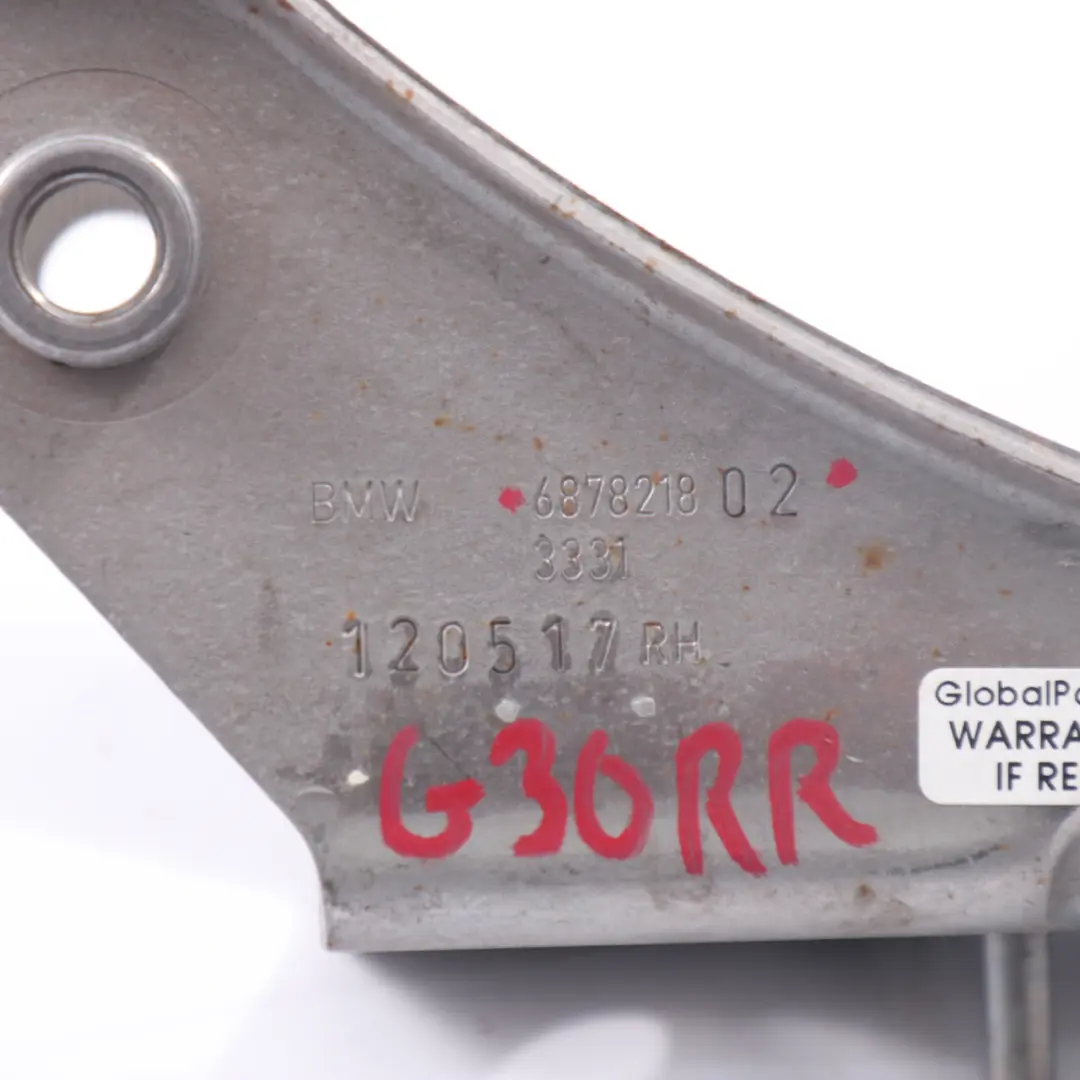 Suspensión Trasera Derecha Travesaño Soporte para BMW G30 F90 F92 G12 con número de pieza 6878218 BMW G30 F90 F92 G12 Suspensión Trasera Derecha Travesaño Soporte - SKU 6878218 - Número de pieza 6878218