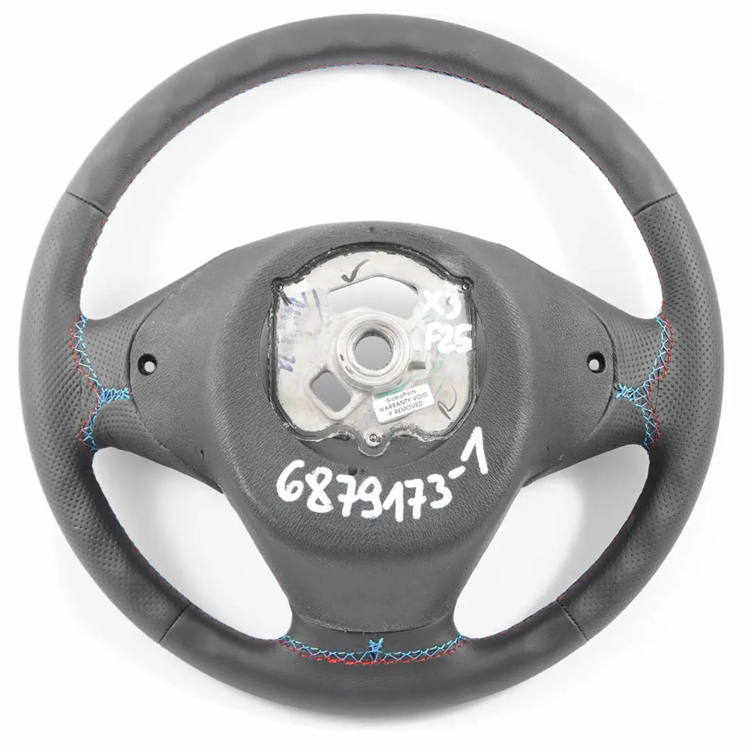 BMW X3 F25 X4 F26 NEW Volant cuir noir M Tricolored Threads 6793031 - SKU 6879173-1 - Numéro de pièce 6879173