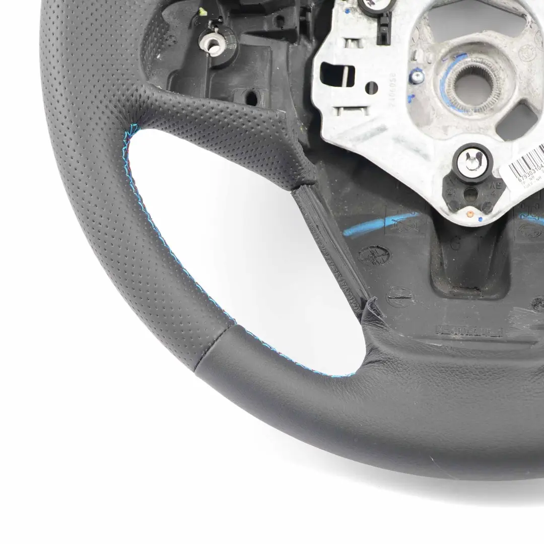 BMW X3 F25 X4 F26 NEW Black Leather Steering Wheel M Tricolored Threads 6793031 - SKU 6879173-1 - Part number 6879173