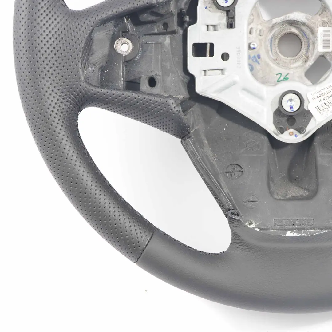 NUEVO Cuero Negro Volante Negro Hilos 6793031 para BMW X3 F25 X4 F26 con número de pieza 6879173 BMW X3 F25 X4 F26 NUEVO Cuero Negro Volante Negro Hilos 6793031 - SKU 6879173-2 - Número de pieza 6879173