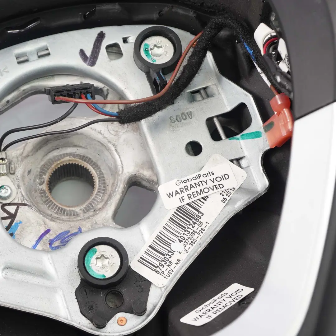 Steering Wheel BMW X3 F25 X4 F26 NEW Black Leather / Alcantara 6793033 to Sport with Part number 6879924 Sport Steering Wheel BMW X3 F25 X4 F26 NEW Black Leather / Alcantara 6793033 - SKU 6879924-1 - Part number 6879924