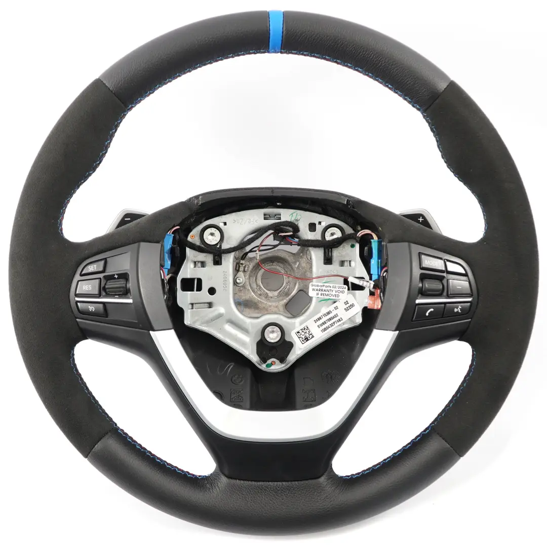 NUEVO Sport Negro Cuero / Alcantara Volante Palanca de cambio para BMW X3 F25 con número de pieza 6879926 BMW X3 F25 NUEVO Sport Negro Cuero / Alcantara Volante Palanca de cambio - SKU 6879926-1 - Número de pieza 6879926