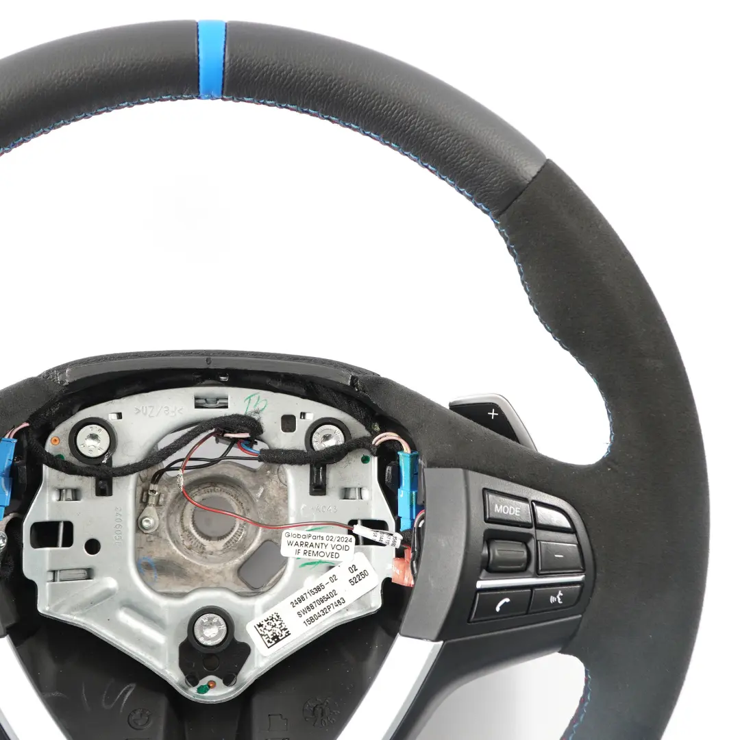 Kierownica Sport NOWA Czarna Skóra Alkantara Łopatki do BMW X3 F25 o numerze 6879926 BMW X3 F25 Kierownica Sport NOWA Czarna Skóra Alkantara Łopatki - SKU 6879926-1 - Numer Części 6879926