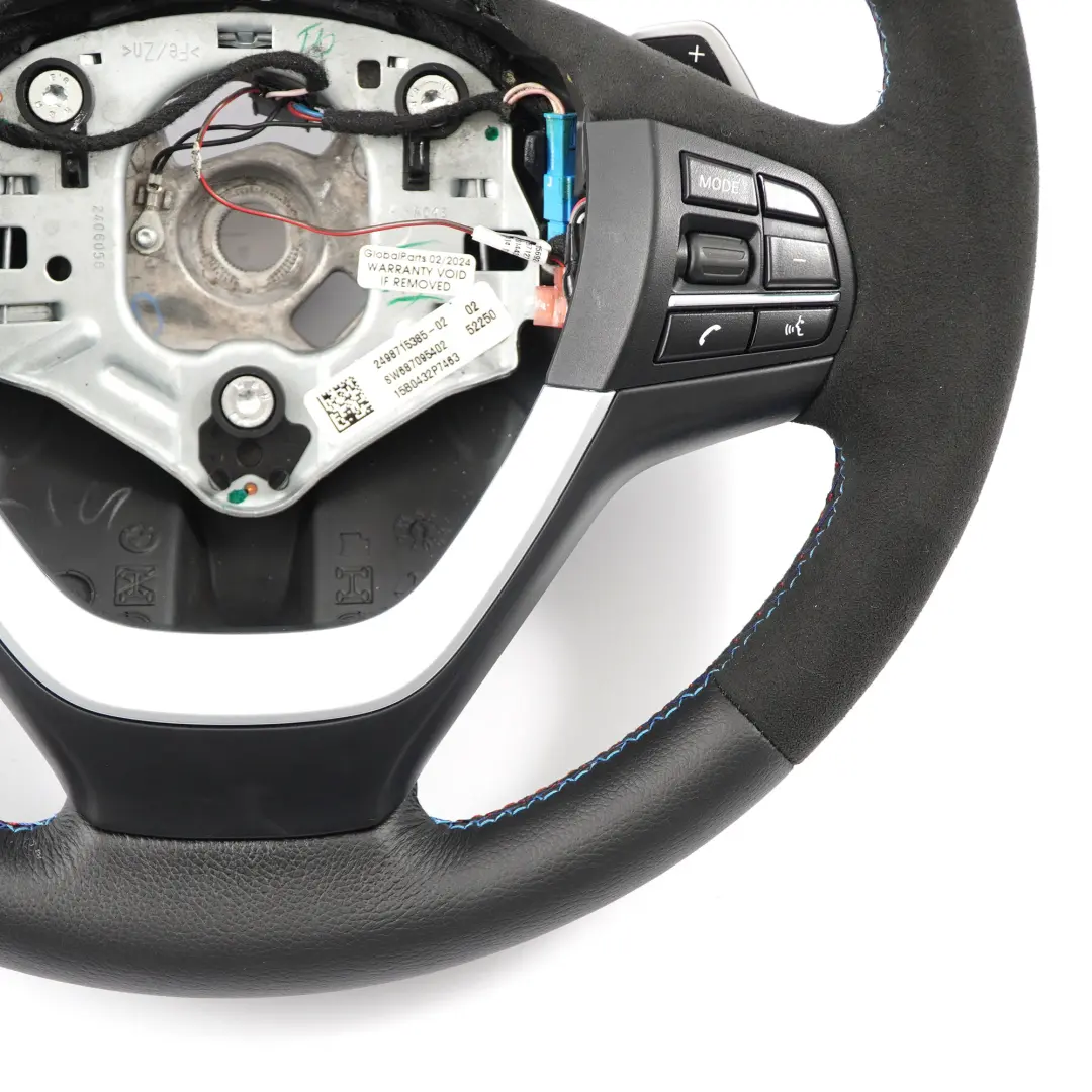 NEU Sport Schwarzes Leder / Alcantara Lenkrad Paddel Schaltung für BMW X3 F25 mit Teilenummer 6879926 BMW X3 F25 NEU Sport Schwarzes Leder / Alcantara Lenkrad Paddel Schaltung - SKU 6879926-1 - Teilenummer 6879926