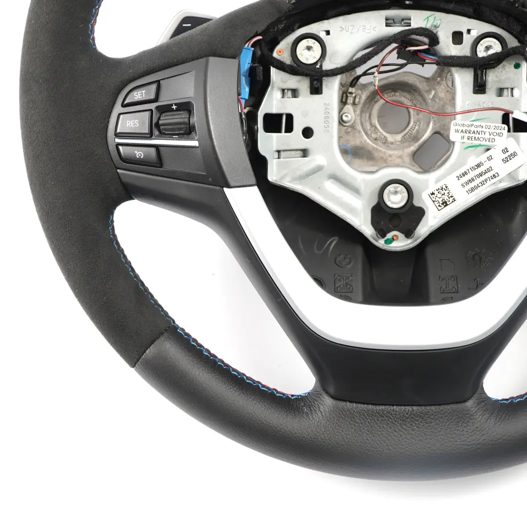 Kierownica Sport NOWA Czarna Skóra Alkantara Łopatki do BMW X3 F25 o numerze 6879926 BMW X3 F25 Kierownica Sport NOWA Czarna Skóra Alkantara Łopatki - SKU 6879926-1 - Numer Części 6879926