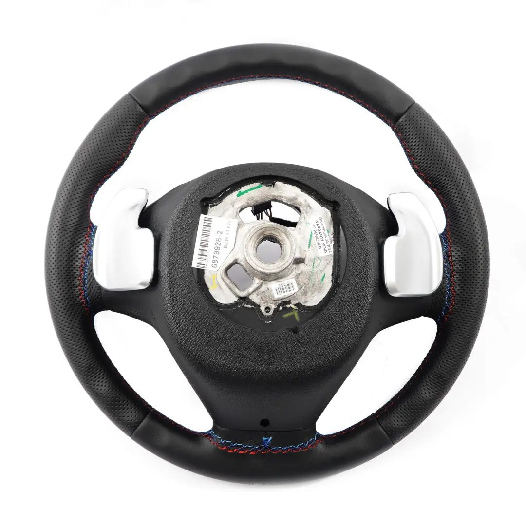 Kierownica Sport NOWA Czarna Skóra Łopatki do BMW X3 F25 X4 F26 o numerze 6879926 BMW X3 F25 X4 F26 Kierownica Sport NOWA Czarna Skóra Łopatki - SKU 6879926-2 - Numer Części 6879926