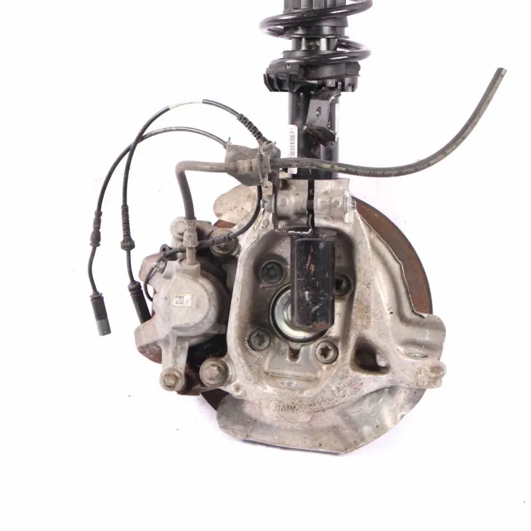 BMW i3 I01 Front Suspension Left N/S Leg Spring Strut Wheel Hub Caliper Axle - SKU 6880097 - Part number 6880097