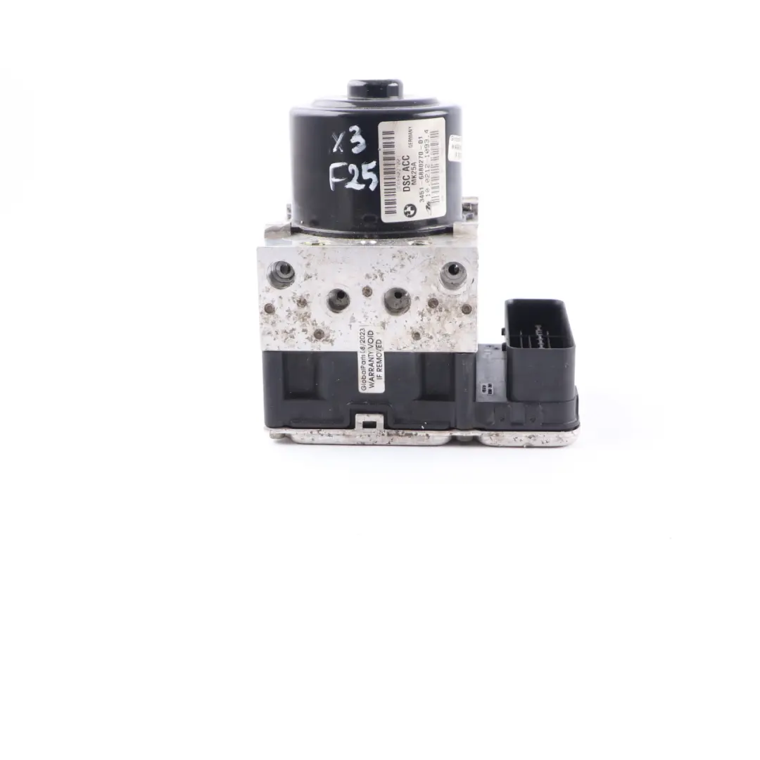Brake Pump BMW X3 F25 X4 F26 ABS DSC Pump Control Module to with Part number 6880270 Brake Pump BMW X3 F25 X4 F26 ABS DSC Pump Control Module - SKU 6880270 - Part number 6880270