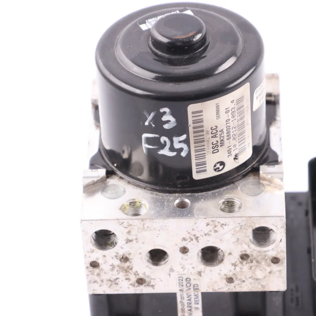 Brake Pump BMW X3 F25 X4 F26 ABS DSC Pump Control Module to with Part number 6880270 Brake Pump BMW X3 F25 X4 F26 ABS DSC Pump Control Module - SKU 6880270 - Part number 6880270