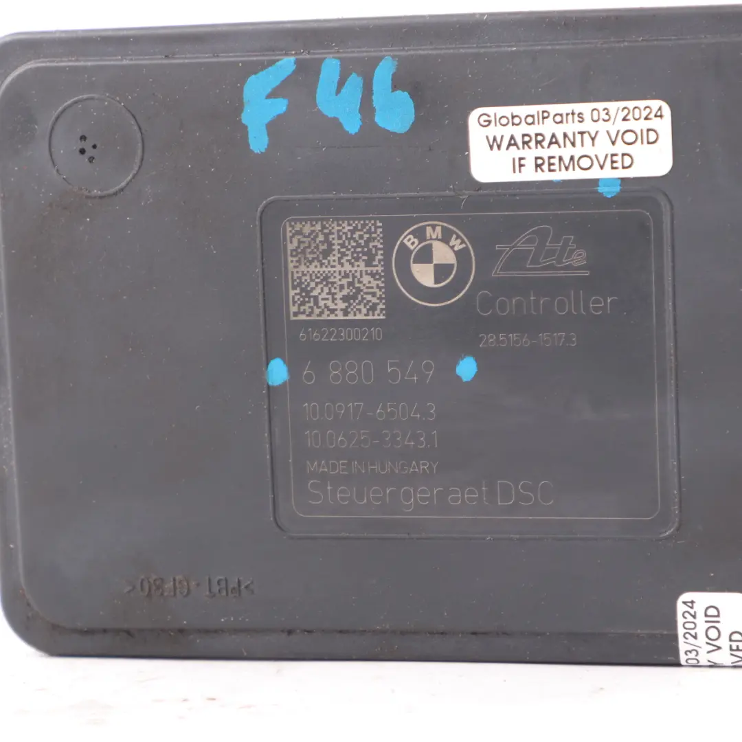  Bomba de freno BMW F45 F46 X1 F48 DSC ABS Hydraulic Module Unit 6880548 - SKU 6880549 - Número de pieza 6880549