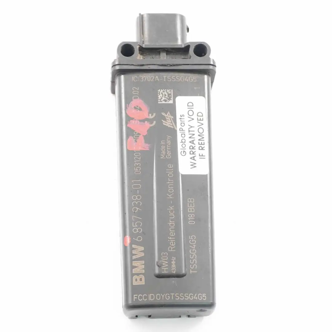 Reifendruck RDC Steuergerät Modul 6857938 für BMW F01 F07 F10 F11 mit Teilenummer 6881474 BMW F01 F07 F10 F11 Reifendruck RDC Steuergerät Modul 6857938 - SKU 6881474 - Teilenummer 6881474