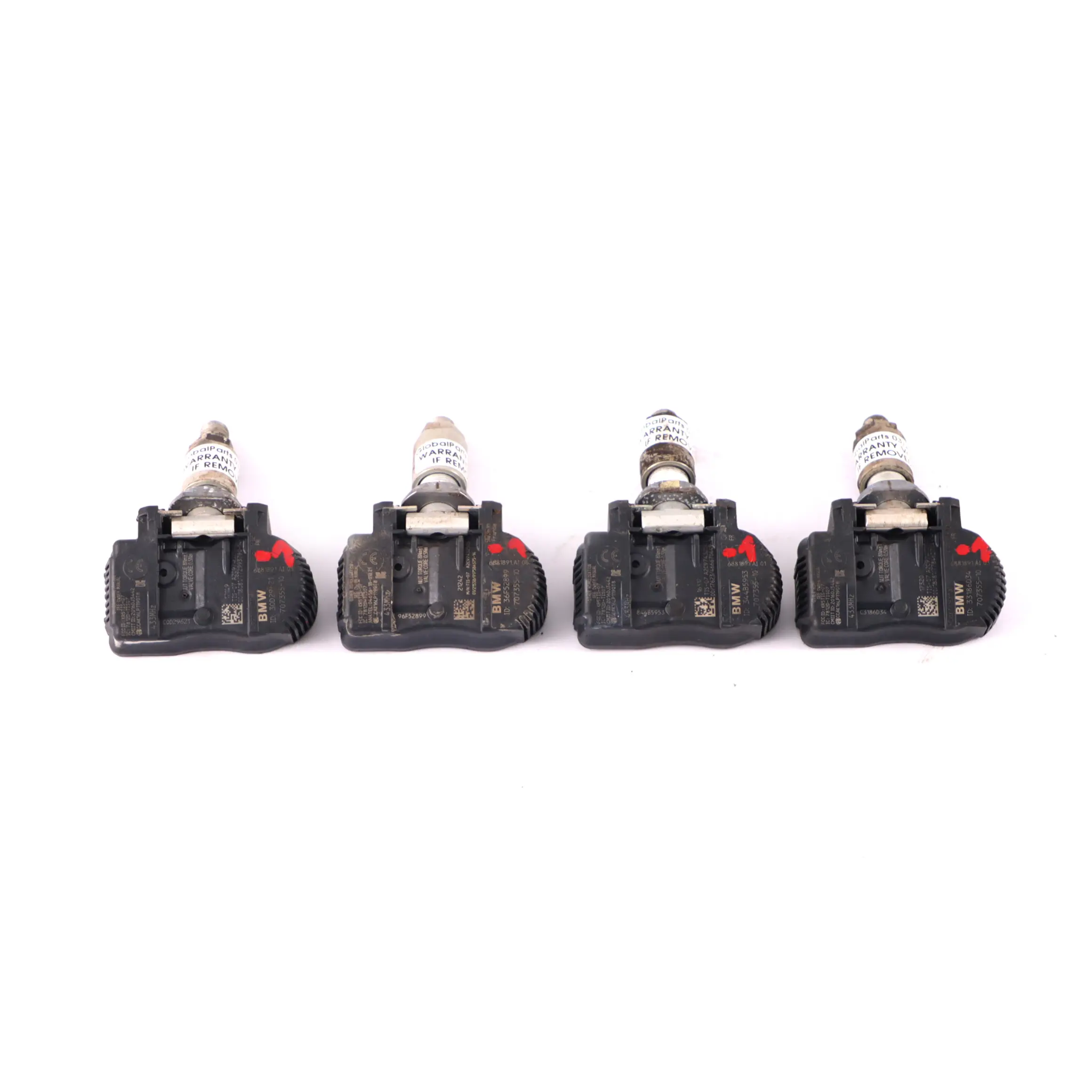 BMW d'origine Capteur de module roue pour la pression pneus RDC 433MHZ Set Of 4