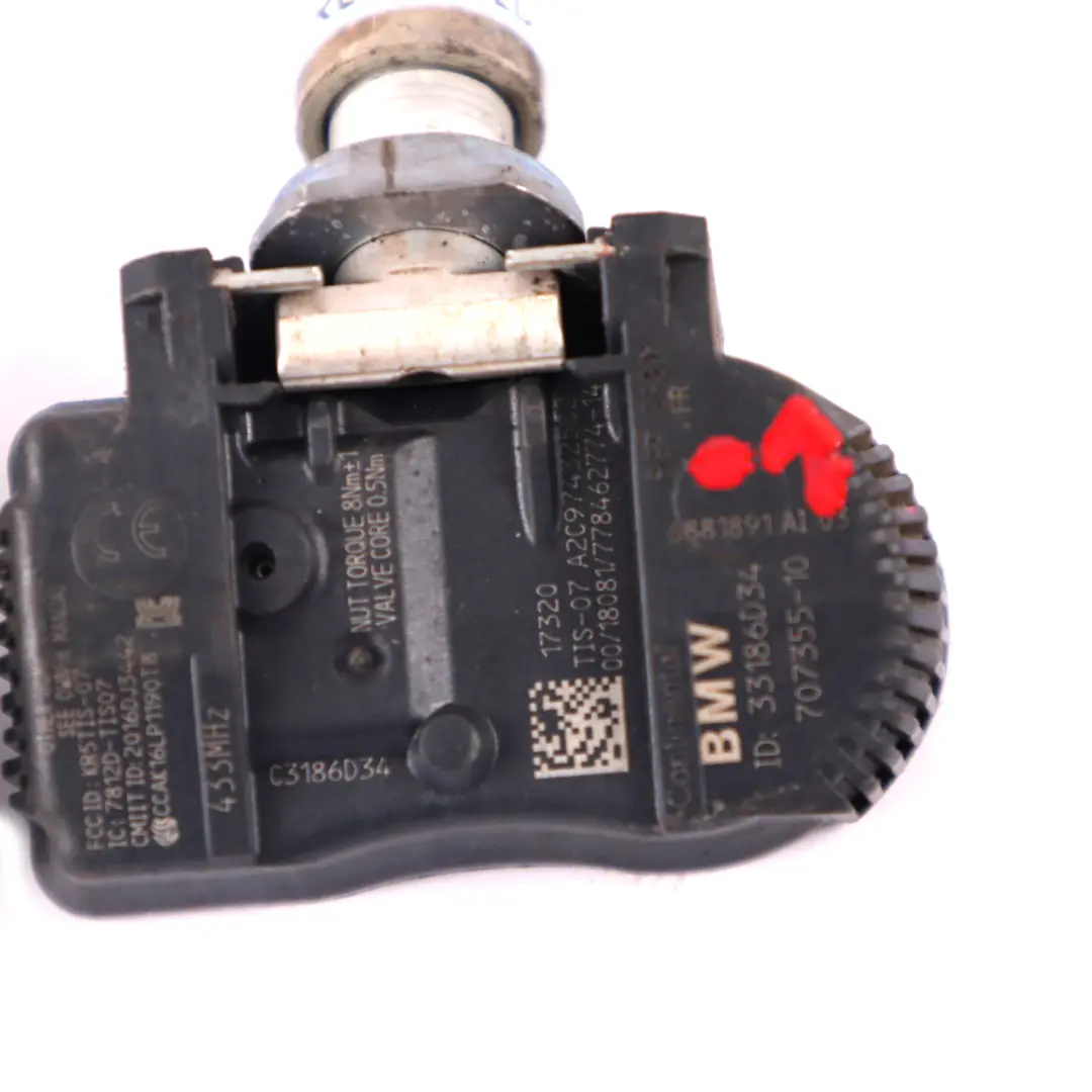 d'origine Capteur de module roue pour la pression pneus RDC 433MHZ Set Of 4 pour BMW à propos du numéro de pièce 6881891 BMW d'origine Capteur de module roue pour la pression pneus RDC 433MHZ Set Of 4 - SKU 6881891-1 - Numéro de pièce 6881891