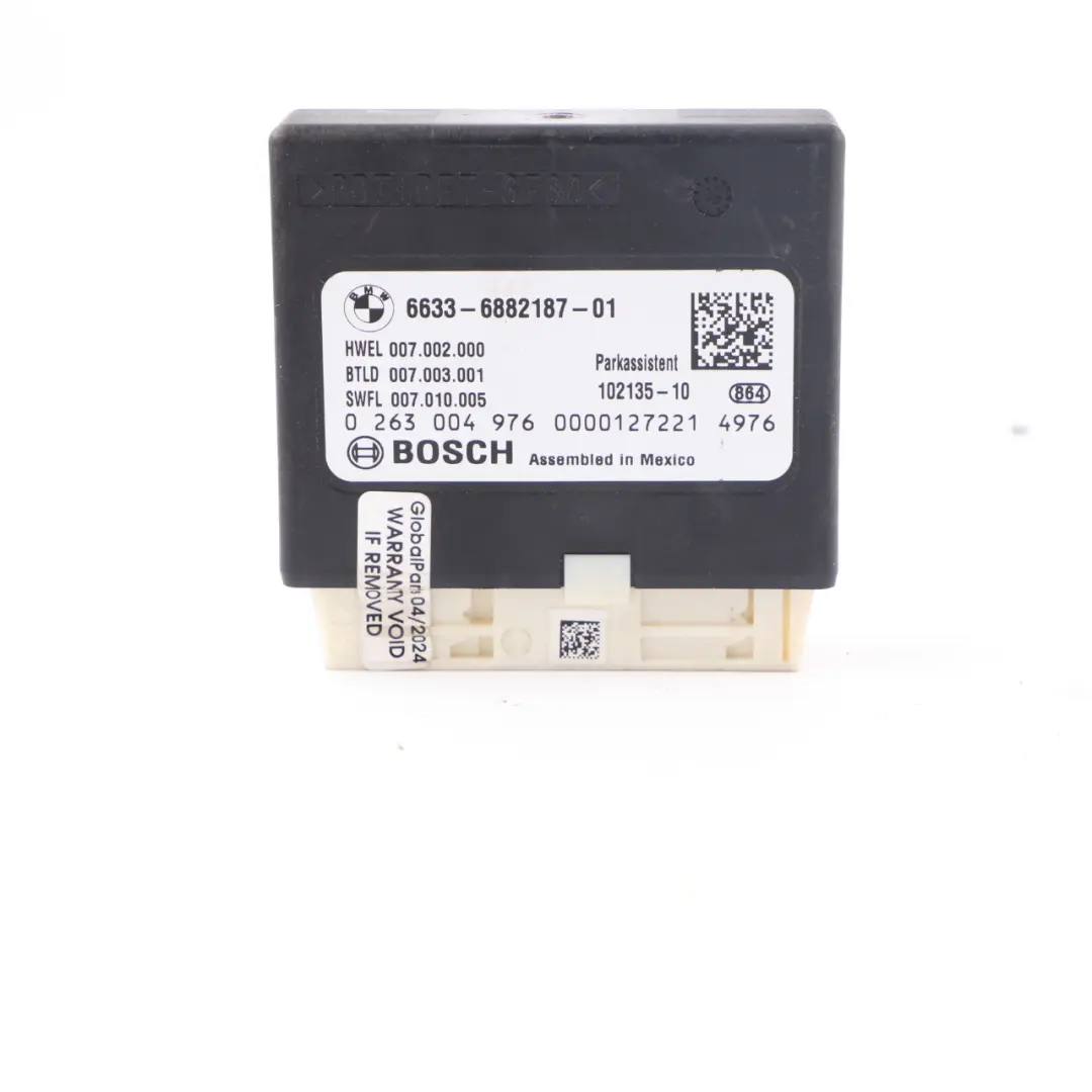 Parking Assistance Control Module BMW F20 F22 F30 Parking Distance Unit to with Part number 6882187 Parking Assistance Control Module BMW F20 F22 F30 Parking Distance Unit - SKU 6882187 - Part number 6882187