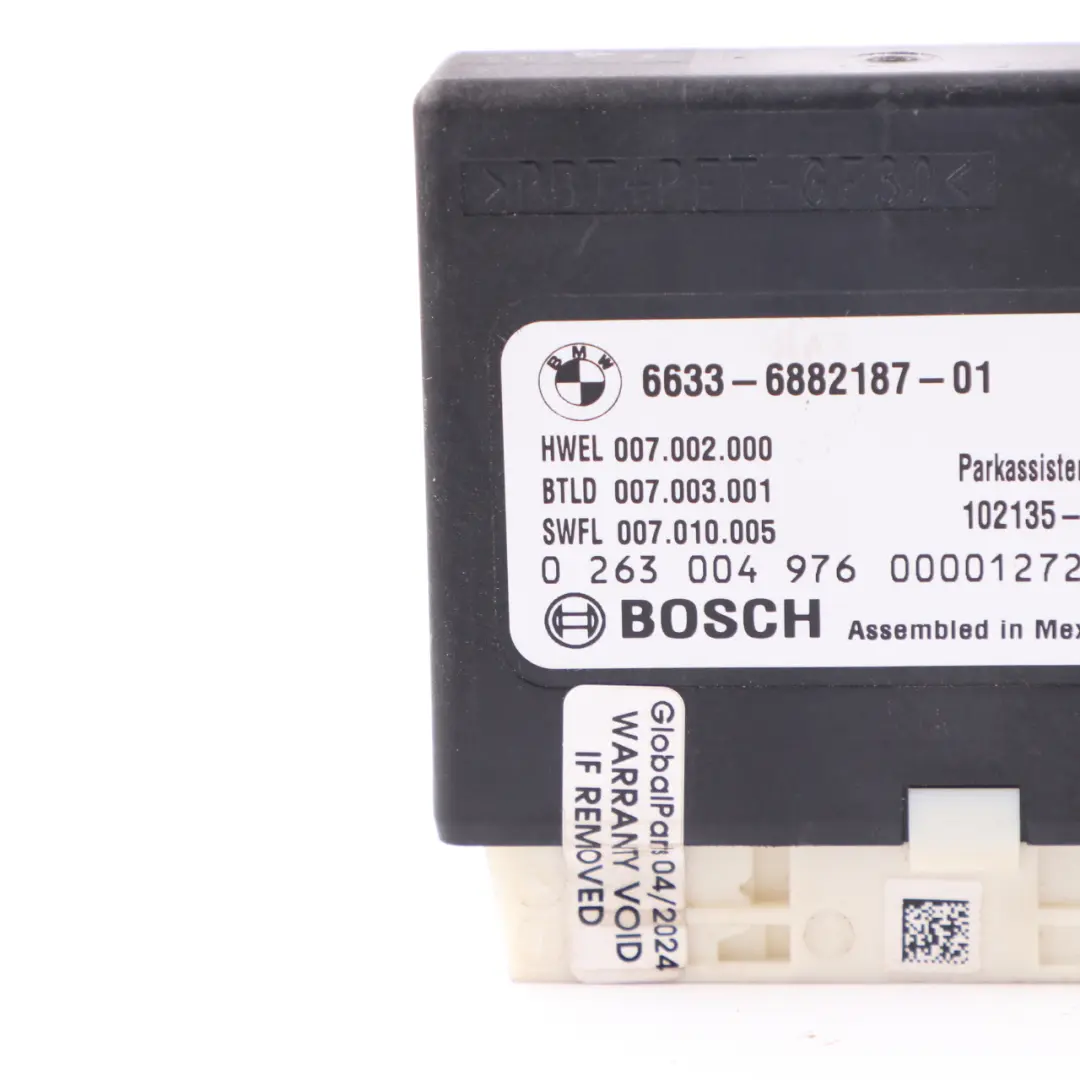 Parking Assistance Control Module BMW F20 F22 F30 Parking Distance Unit to with Part number 6882187 Parking Assistance Control Module BMW F20 F22 F30 Parking Distance Unit - SKU 6882187 - Part number 6882187