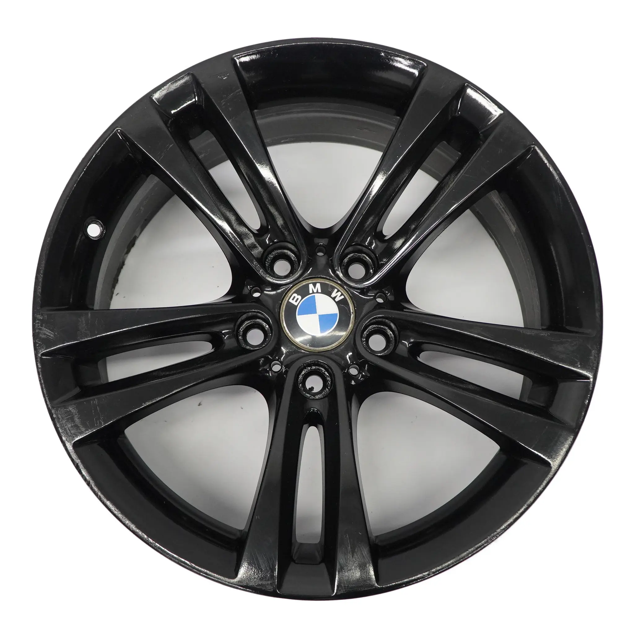 BMW F30 F31 F32 llanta de aleación negro de doble radio 397 18 "8J ET:34 6882588