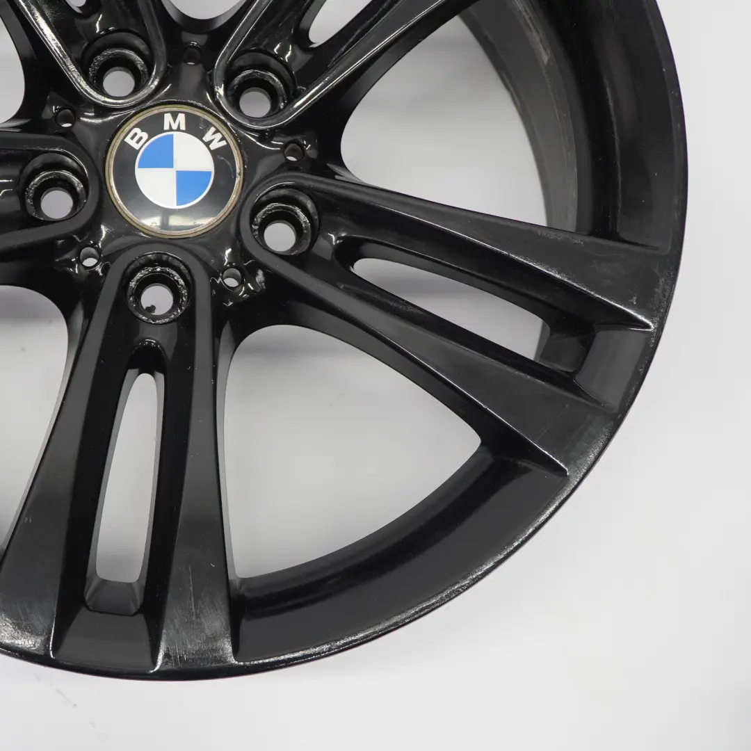 Schwarz Alufelge Doppelspeiche 397 18" 8J ET:34 für BMW F30 F31 F32 mit Teilenummer 6882588 BMW F30 F31 F32 Schwarz Alufelge Doppelspeiche 397 18" 8J ET:34 - SKU 6882588-2 - Teilenummer 6882588