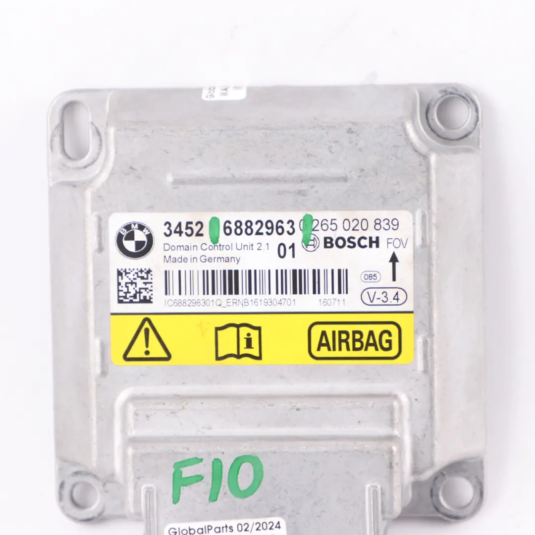 Modulo aria BMW F01 F02 LCI F07 GT F10 F11 F13 Unità controllo ICM ECU per con numero di parte 6882963 Modulo aria BMW F01 F02 LCI F07 GT F10 F11 F13 Unità controllo ICM ECU - SKU 6882963 - Numero di parte 6882963