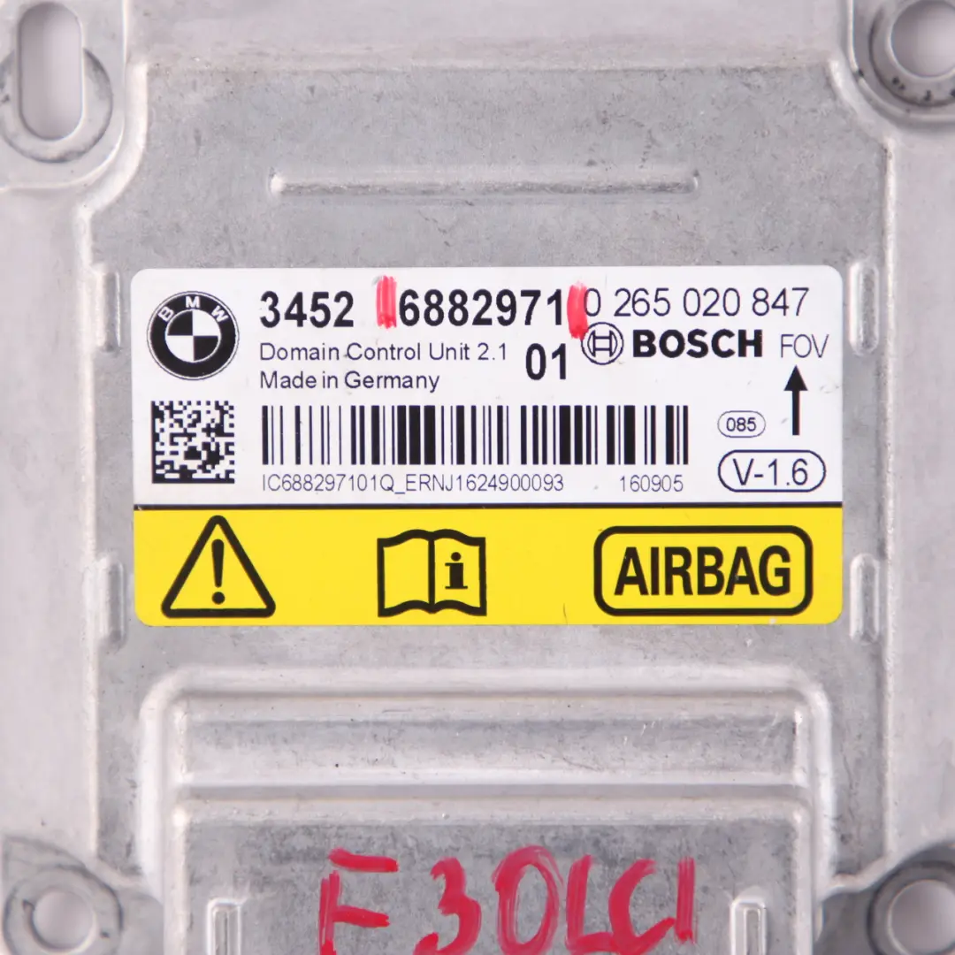 BMW F20 F21 F30 F31 Moduł Poduszki Airbag - SKU 6882971 - Numer Części 6882971