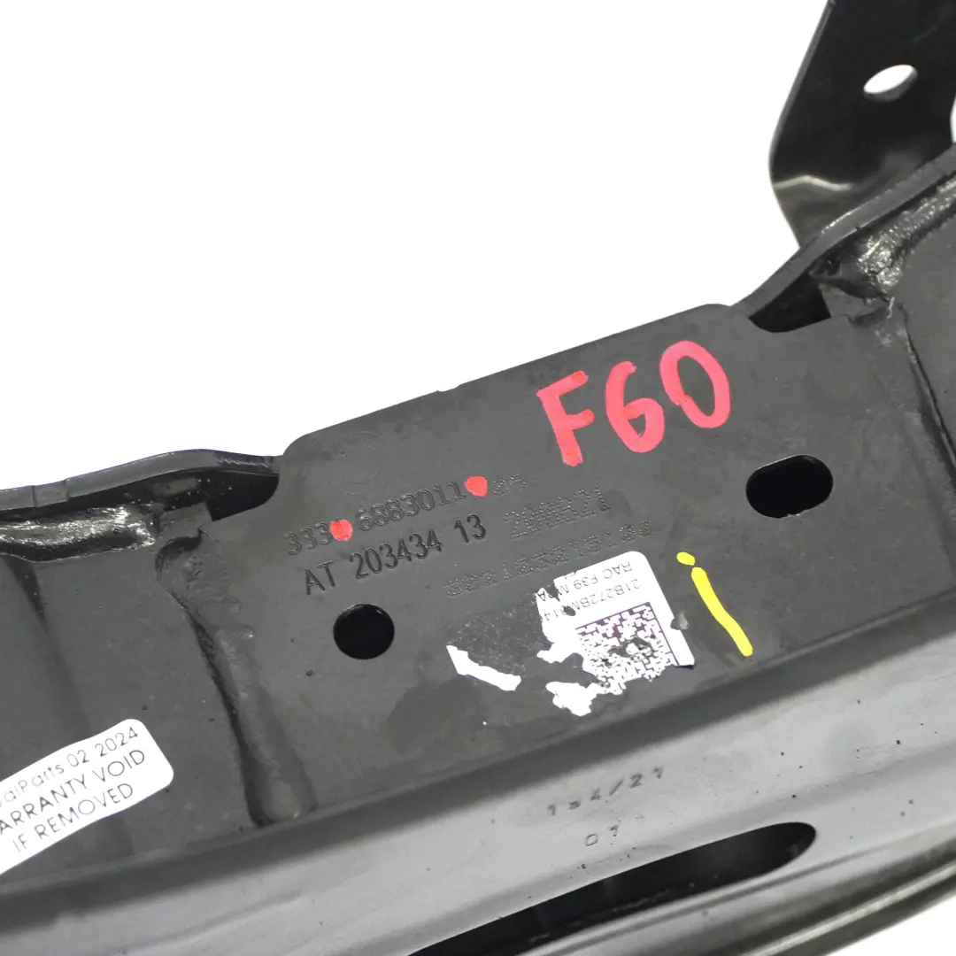 Supporto sottotelaio asse posteriore per BMW F39 xDrive Mini F60 ALL4 con numero di parte 6883011 BMW F39 xDrive Mini F60 ALL4 Supporto sottotelaio asse posteriore - SKU 6883011 - Numero di parte 6883011