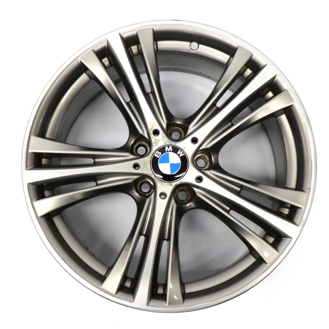 Ferric Grey Leichtmetallfelge 19" 8,5J ET:47 Sternspeiche 407 für BMW F30 mit Teilenummer 6883015 BMW F30 Ferric Grey Leichtmetallfelge 19" 8,5J ET:47 Sternspeiche 407 - SKU 6883015-1 - Teilenummer 6883015