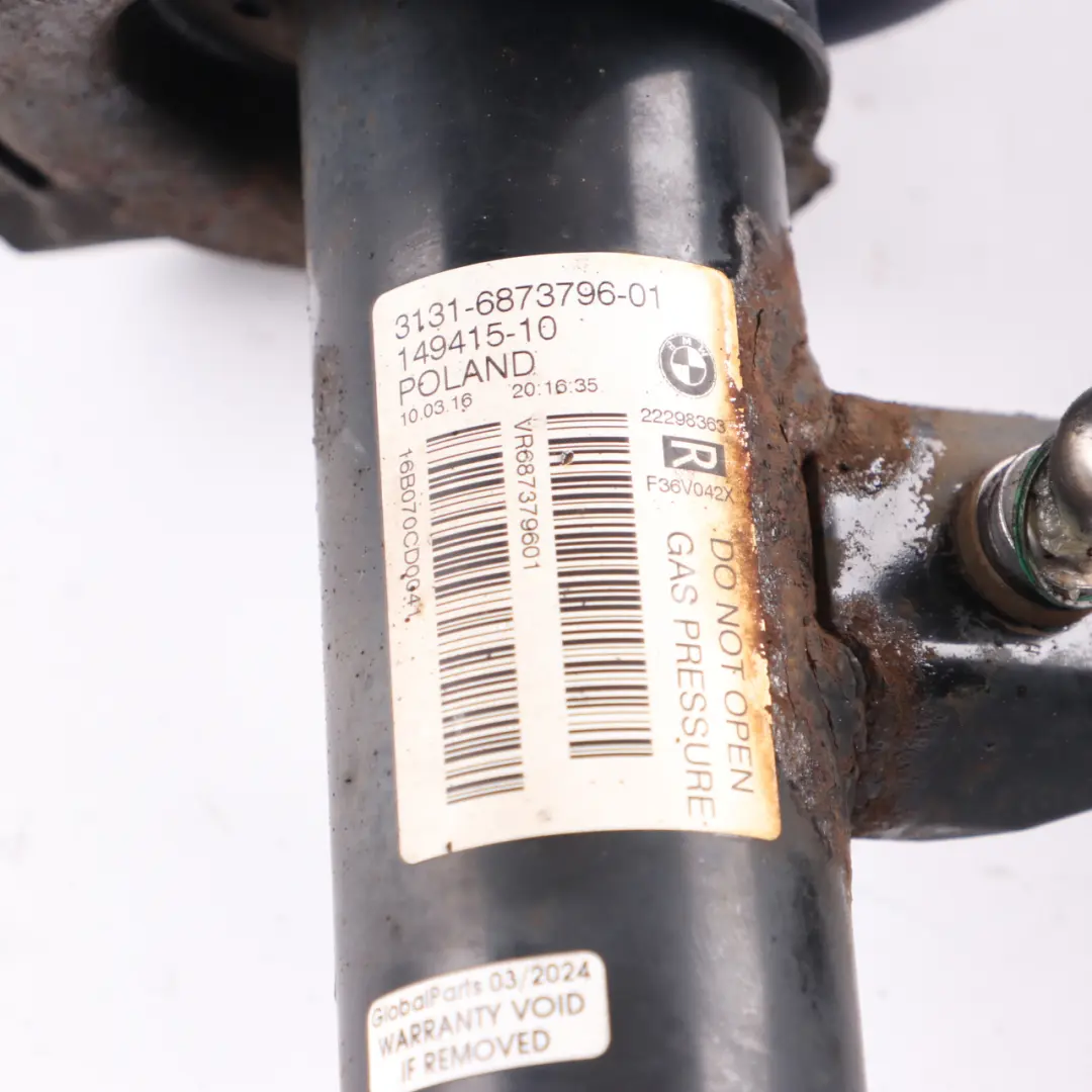 Strut Set Front Left Right N/O/S Shock Absorber 6873795 6873796 to BMW F36 Spring with Part number 6883323 BMW F36 Spring Strut Set Front Left Right N/O/S Shock Absorber 6873795 6873796 - SKU 6883323-1 - Part number 6883323