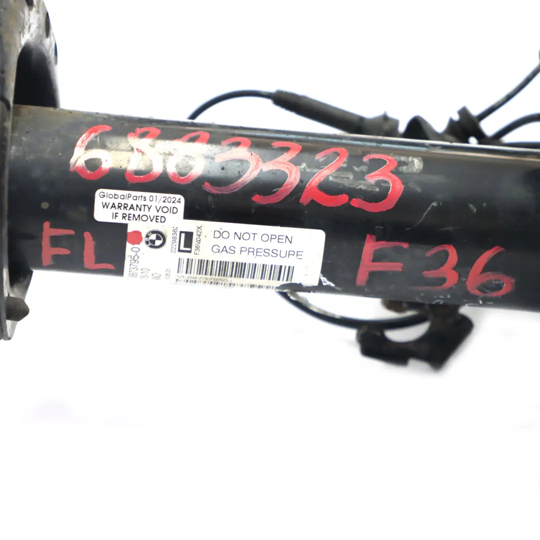 435dX N57Z Sospensione anteriore sinistra Molla Puntone Freno Disco per BMW F36 con numero di parte 6883323 BMW F36 435dX N57Z Sospensione anteriore sinistra Molla Puntone Freno Disco - SKU 6883323 - Numero di parte 6883323