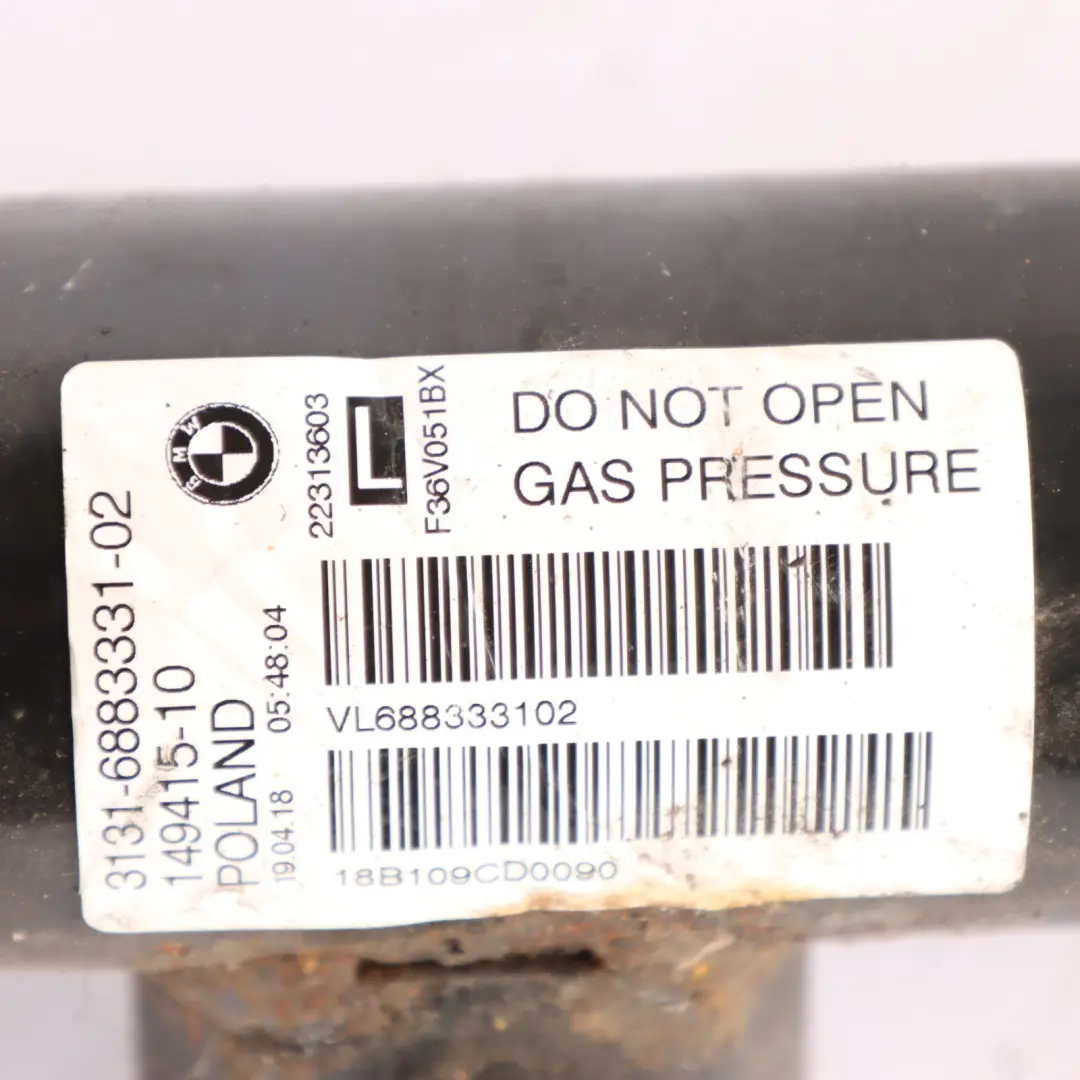 Strut Delantero Izquierdo Amortiguador xDrive para BMW F32 LCI F36 Spring con número de pieza 6883331 BMW F32 LCI F36 Spring Strut Delantero Izquierdo Amortiguador xDrive - SKU 6883331 - Número de pieza 6883331