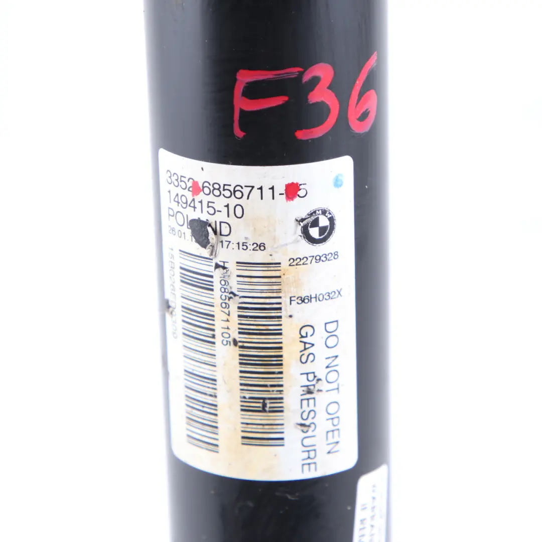 BMW F36 Puntal resorte trasero izquierdo derecho Suspensión Amortiguador - SKU 6883336 - Número de pieza 6883336