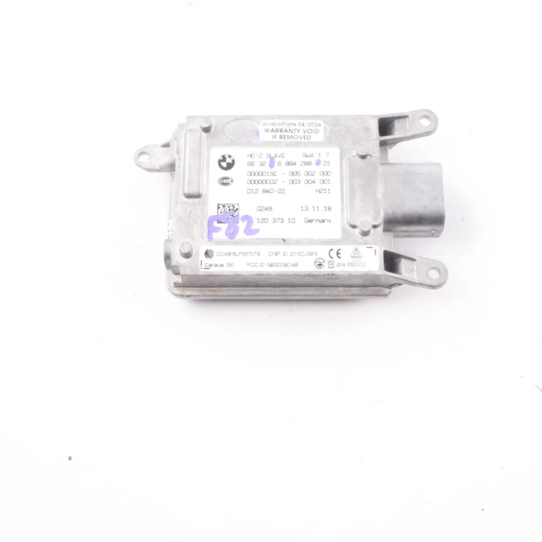 Lane Change Sensor BMW M4 F82 M3 F80 Warning Sensor Slave Rear Left N/S to with Part number 6884288 Lane Change Sensor BMW M4 F82 M3 F80 Warning Sensor Slave Rear Left N/S - SKU 6884288 - Part number 6884288