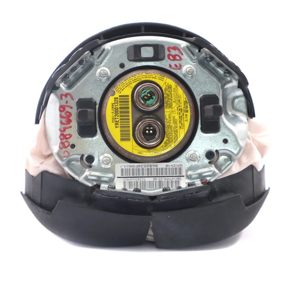 Poduszka Powietrzna Kierownicy Wystrzelona do BMW X3 E83 M Sport o numerze 6884669 BMW X3 E83 M Sport Poduszka Powietrzna Kierownicy Wystrzelona - SKU 6884669-3 - Numer Części 6884669