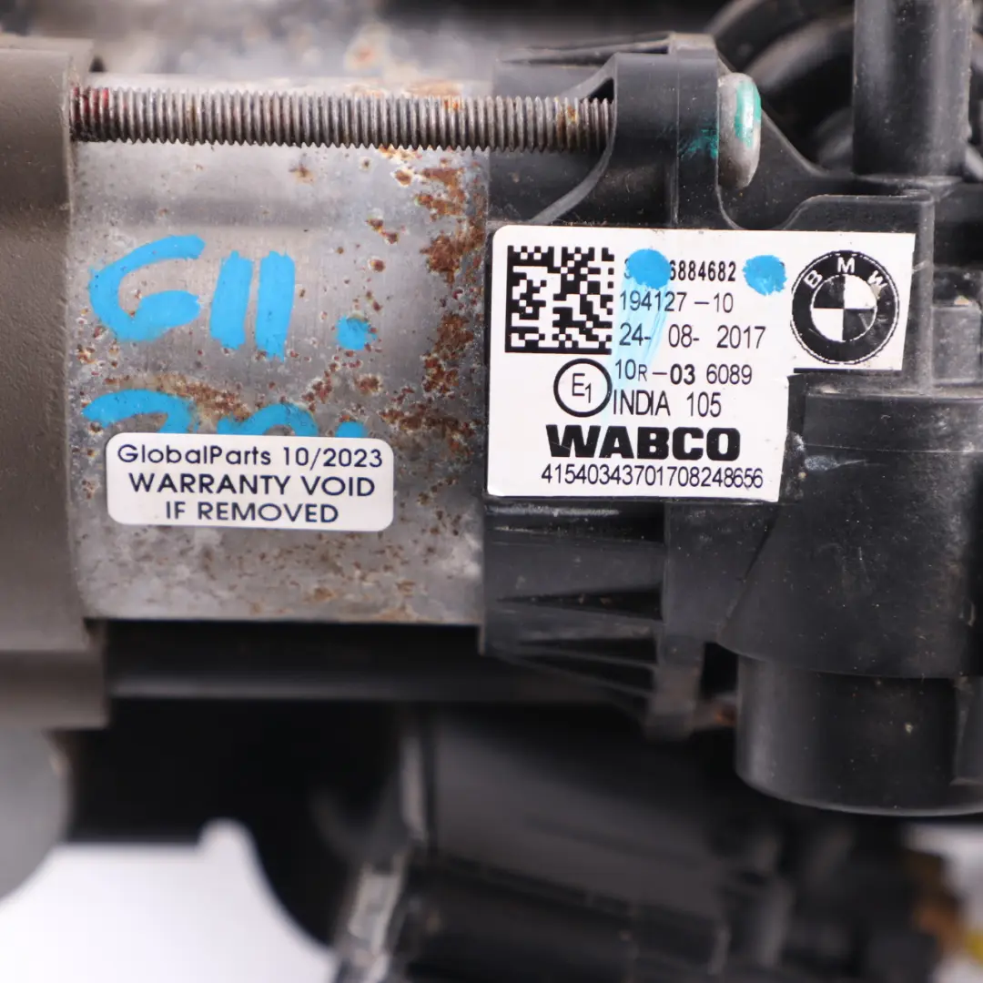 Suspension Supply Compressor Pump Regulator Unit Wabco to BMW G11 G12 Air with Part number 6884682 BMW G11 G12 Air Suspension Supply Compressor Pump Regulator Unit Wabco - SKU 6884682 - Part number 6884682